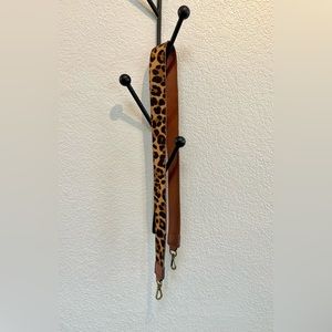 New Madewell Crossbody Bag Strap: Leopard Calf Hair Edition